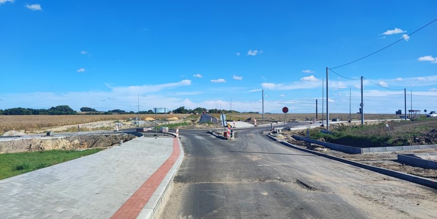 2024 09 25 km 250+200 skrzyżowanie z ulicą Gliwicką