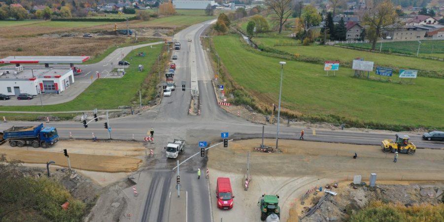 04. 244+500 Pyskowice skrzyzowanie z ul. Gliwicką