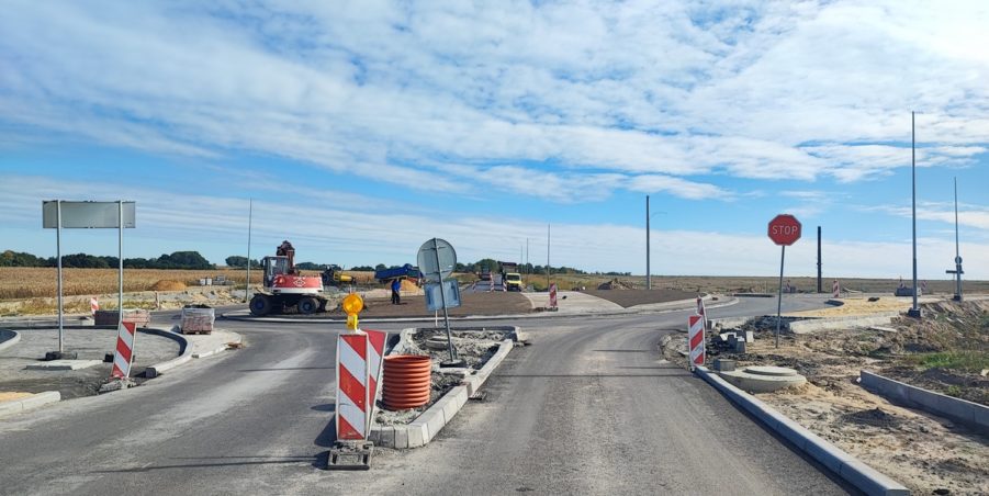 2024 10 01 km 250+200 skrzyżowanie z ulicą Gliwicką