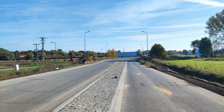 2024 10 22 km 244+600 skrzyżowanie z ul. Gliwicką strona prawa