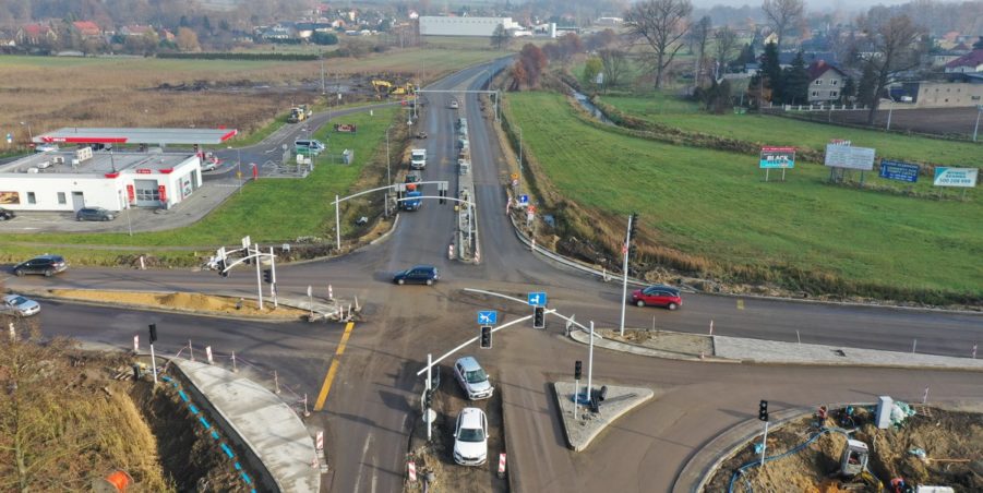 04. 244+500 Pyskowice skrzyzowanie z ul. Gliwicką