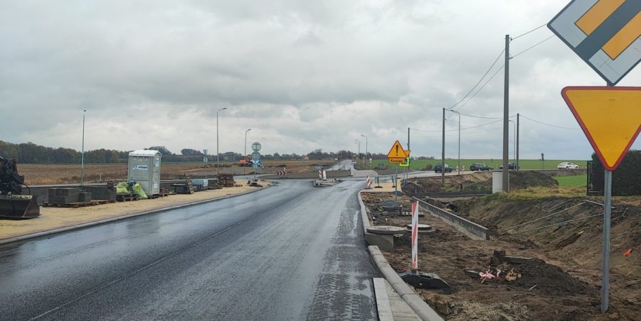 2024 11 18 km 250+200 skrzyżowanie z ulicą Gliwicką