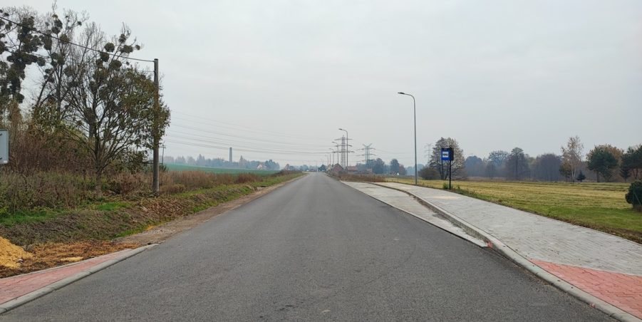 km 246+550 ul. Wiejska strona prawa