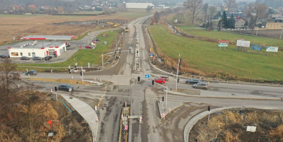 04. 244+500 Pyskowice skrzyzowanie z ul. Gliwicką
