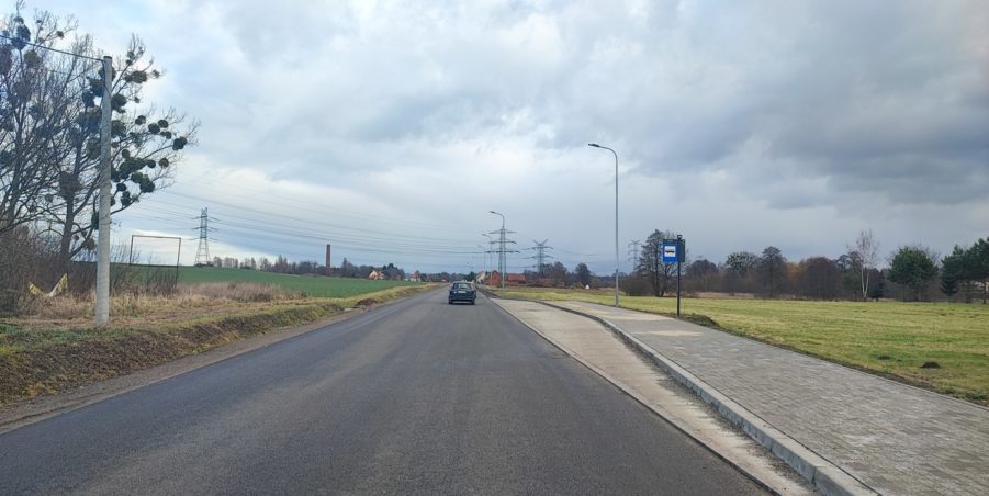 2024 12 23 km 246+550 ul. Wiejska strona prawa