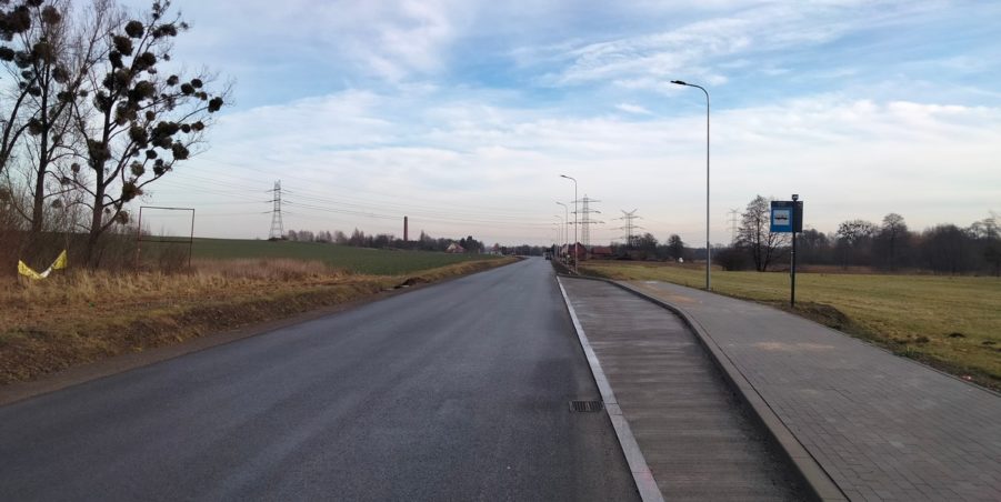 2025 01 09 km 246+550 ul. Wiejska strona prawa