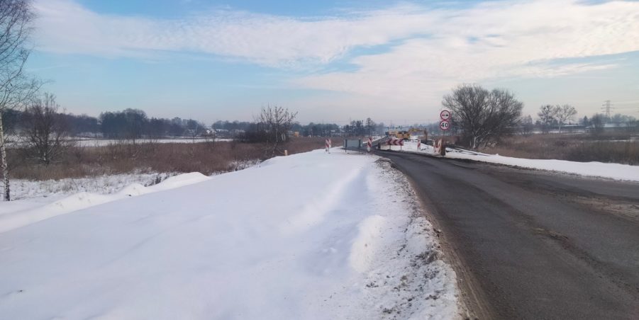 2025 01 14 km 244+150 skrzyżowanie z ul. Powstańców Śląskich strona prawa