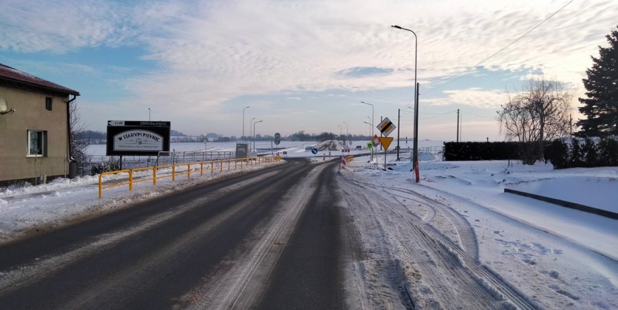 2025 01 14 km 250+200 skrzyżowanie z ulicą Gliwicką