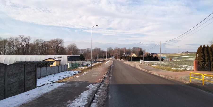 2025 01 23 km 246+550 ul. Wiejska strona lewa