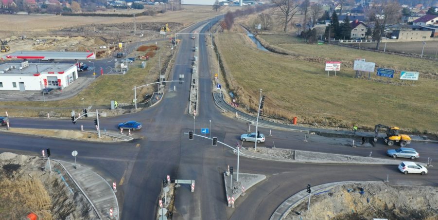 04. 244+500 Pyskowice skrzyzowanie z ul. Gliwicką