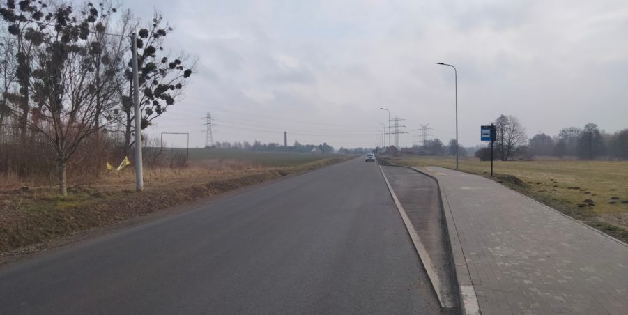 2025 02 07 km 246+550 ul. Wiejska strona prawa