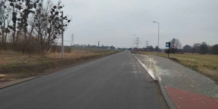 2025 02 13 km 246+550 ul. Wiejska strona prawa