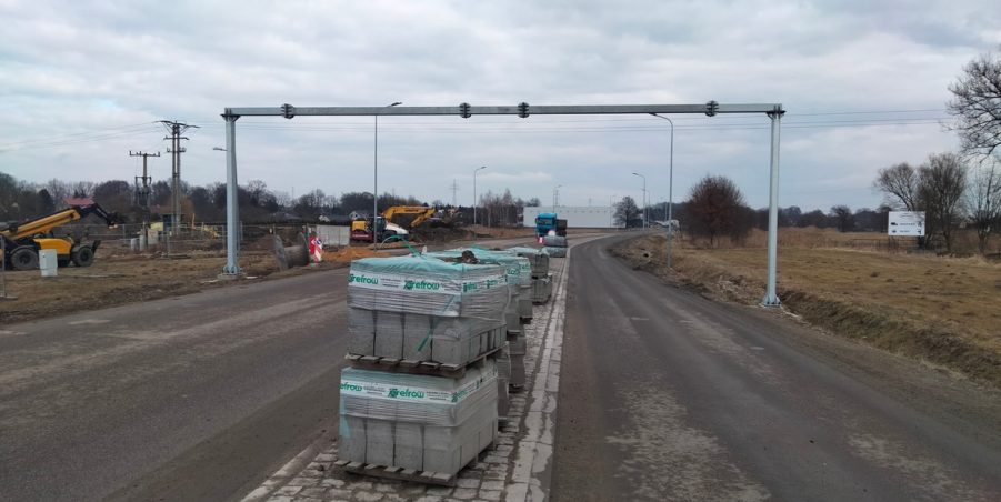 2025 02 28 km 244+600 skrzyżowanie z ul. Gliwicką strona prawa