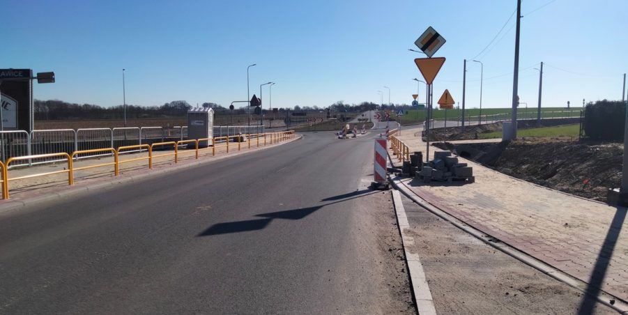 2025 03 20 km 250+200 skrzyżowanie z ulicą Gliwicką
