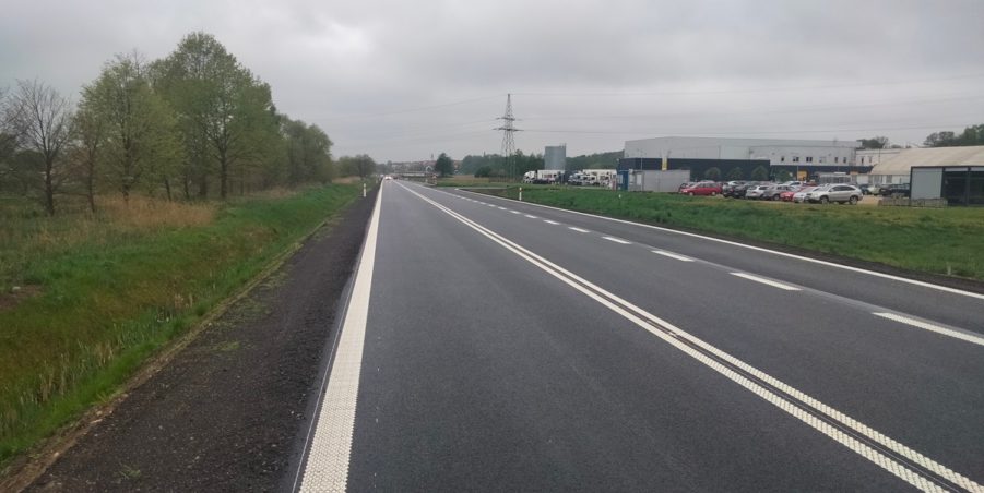 2025 04 25 km 245+300 zjazd do Polmarkus
