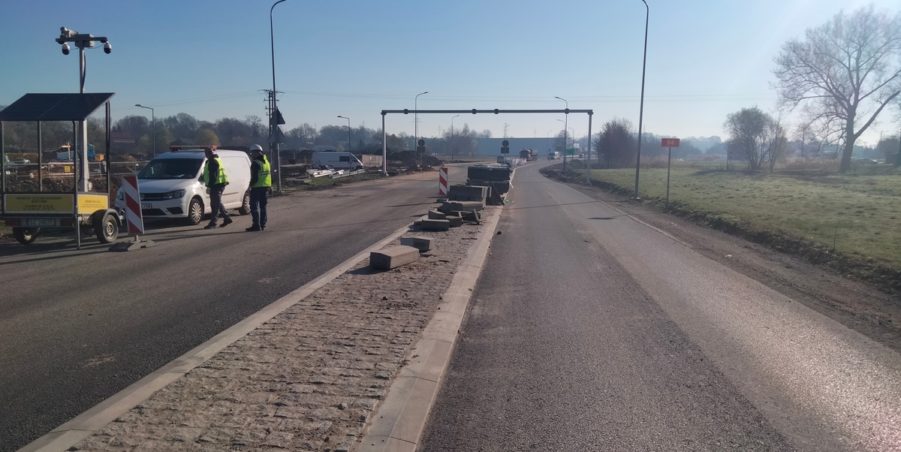 2025 04 04 km 244+600 skrzyżowanie z ul. Gliwicką strona prawa