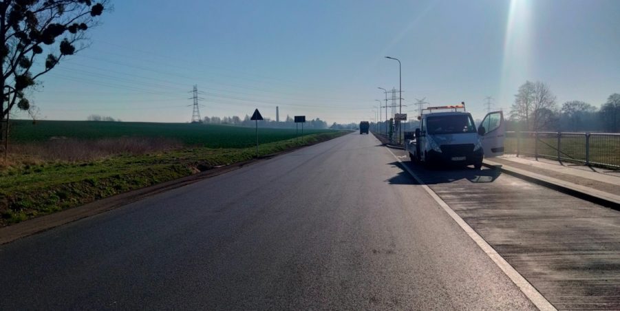 2025 04 04 km 246+550 ul. Wiejska strona prawa