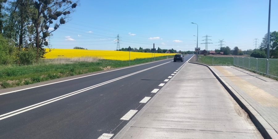 2025 04 30 km 246+550 ul. Wiejska strona prawa