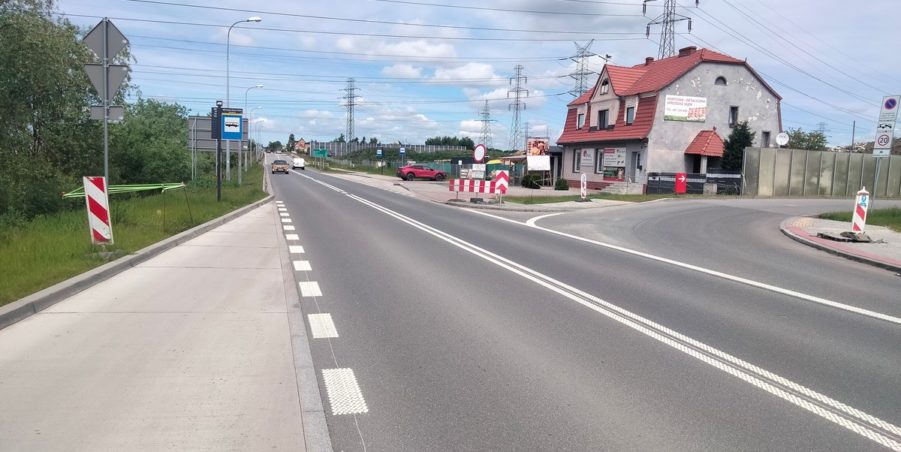 2025 05 23 km 255+900 rondo Wieszowa strona lewa