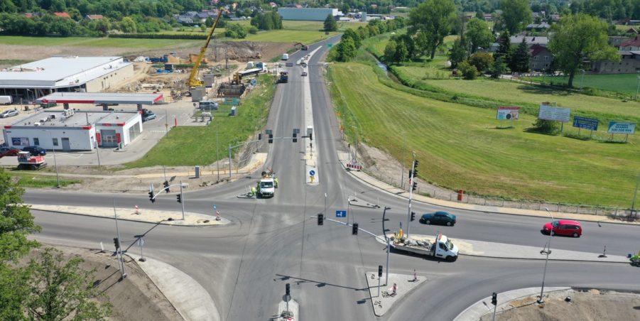 04. 244+500 Pyskowice skrzyzowanie z ul. Gliwicką