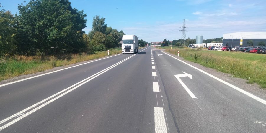 2025 08 08 km 245+300 zjazd do Polmarkus