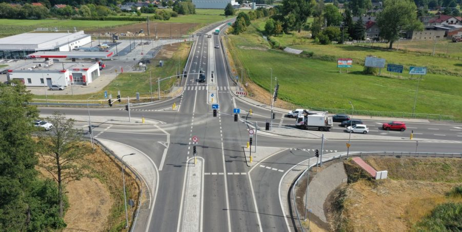 04. 244+500 Pyskowice skrzyzowanie z ul. Gliwicką