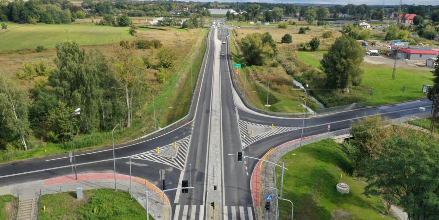02. 244+150 Pyskowice skrzyżowanie z ul Powstańców Śląskich