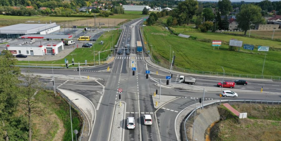 04. 244+500 Pyskowice skrzyzowanie z ul. Gliwicką