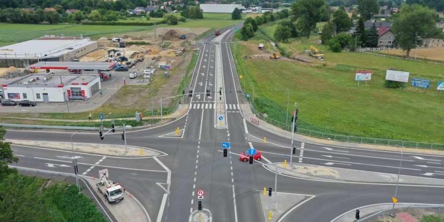 04. 244+500 Pyskowice skrzyzowanie z ul. Gliwicką