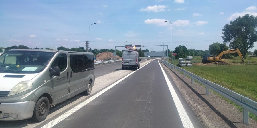 2025 06 18 km 244+600 skrzyżowanie z ul. Gliwicką strona prawa