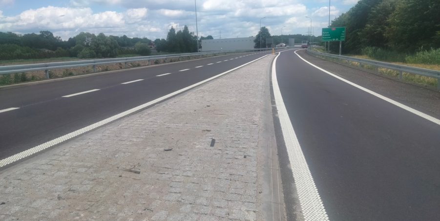 2025 06 25 km 244+600 skrzyżowanie z ul. Gliwicką strona prawa