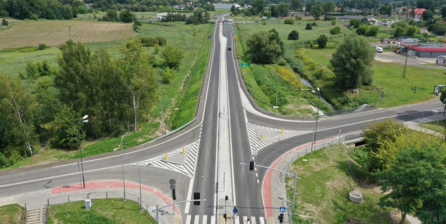 02. 244+150 Pyskowice skrzyżowanie z ul Powstańców Śląskich
