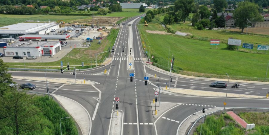 04. 244+500 Pyskowice skrzyzowanie z ul. Gliwicką