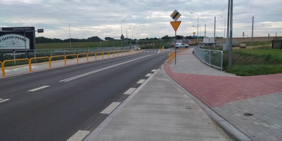2025 07 31 km 250+200 skrzyżowanie z ulicą Gliwicką